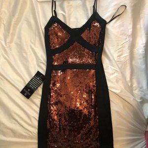 Sequin Tight Cocktail Bebe Dress